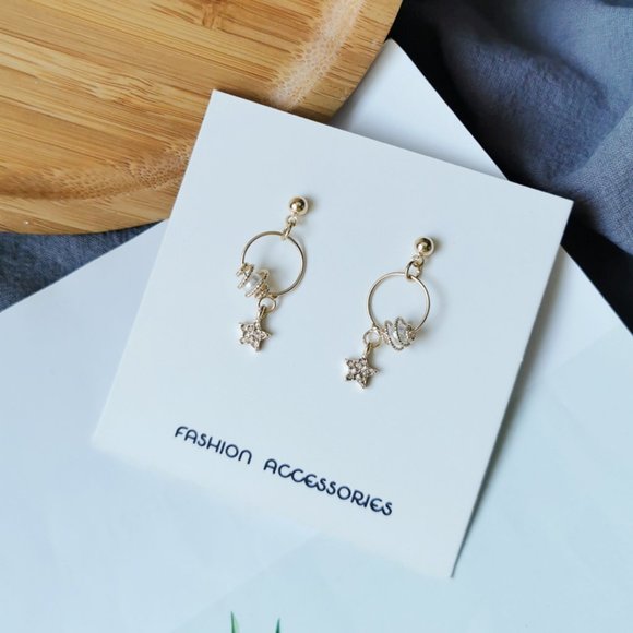 💙Spring with Star Sterling Silver Posts - Picture 5 of 10